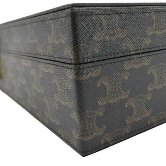 Celine Triomphe Canvas Stationery Case Brown - Picture 8 of 13